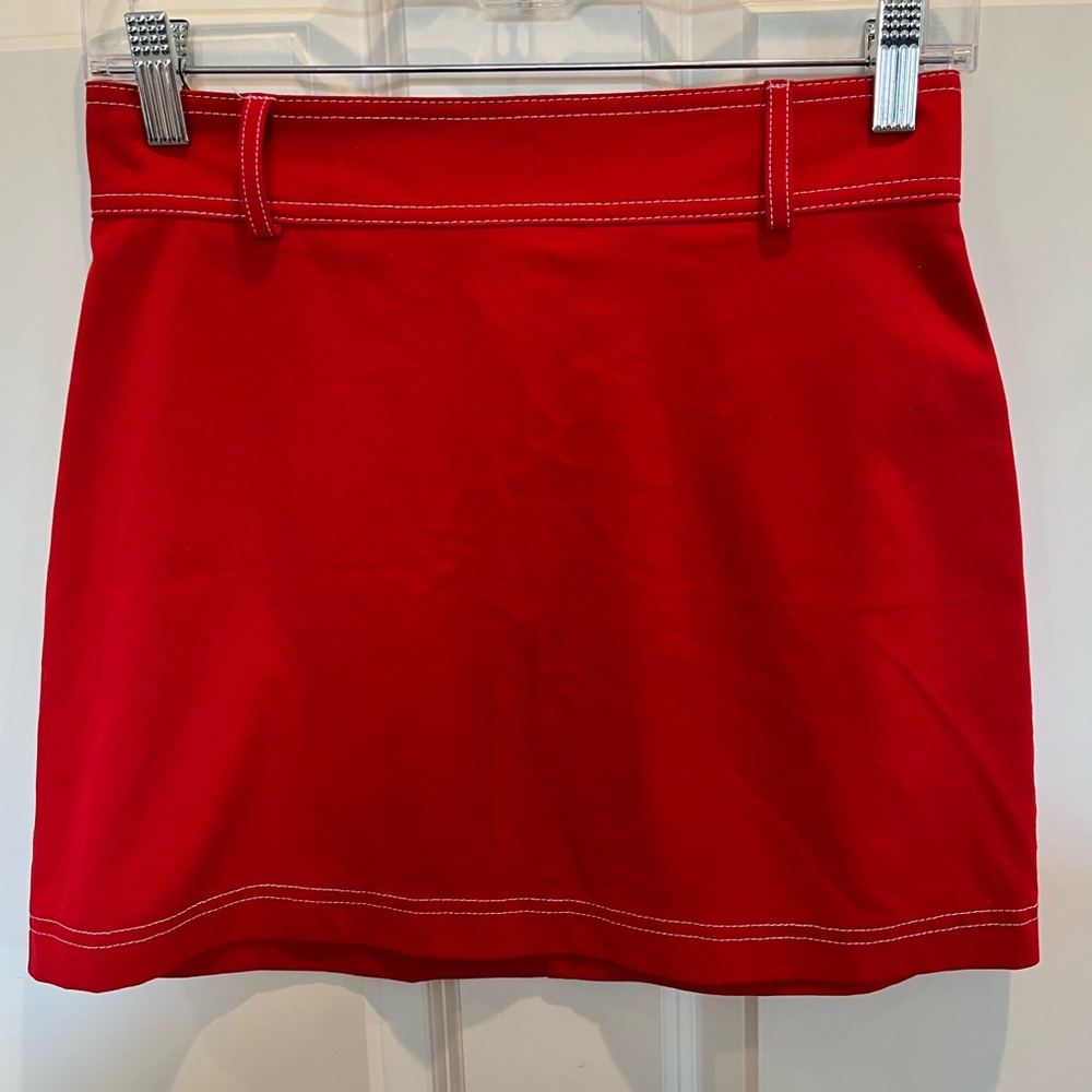 Forever 21 Red Mini Skirt Size Small